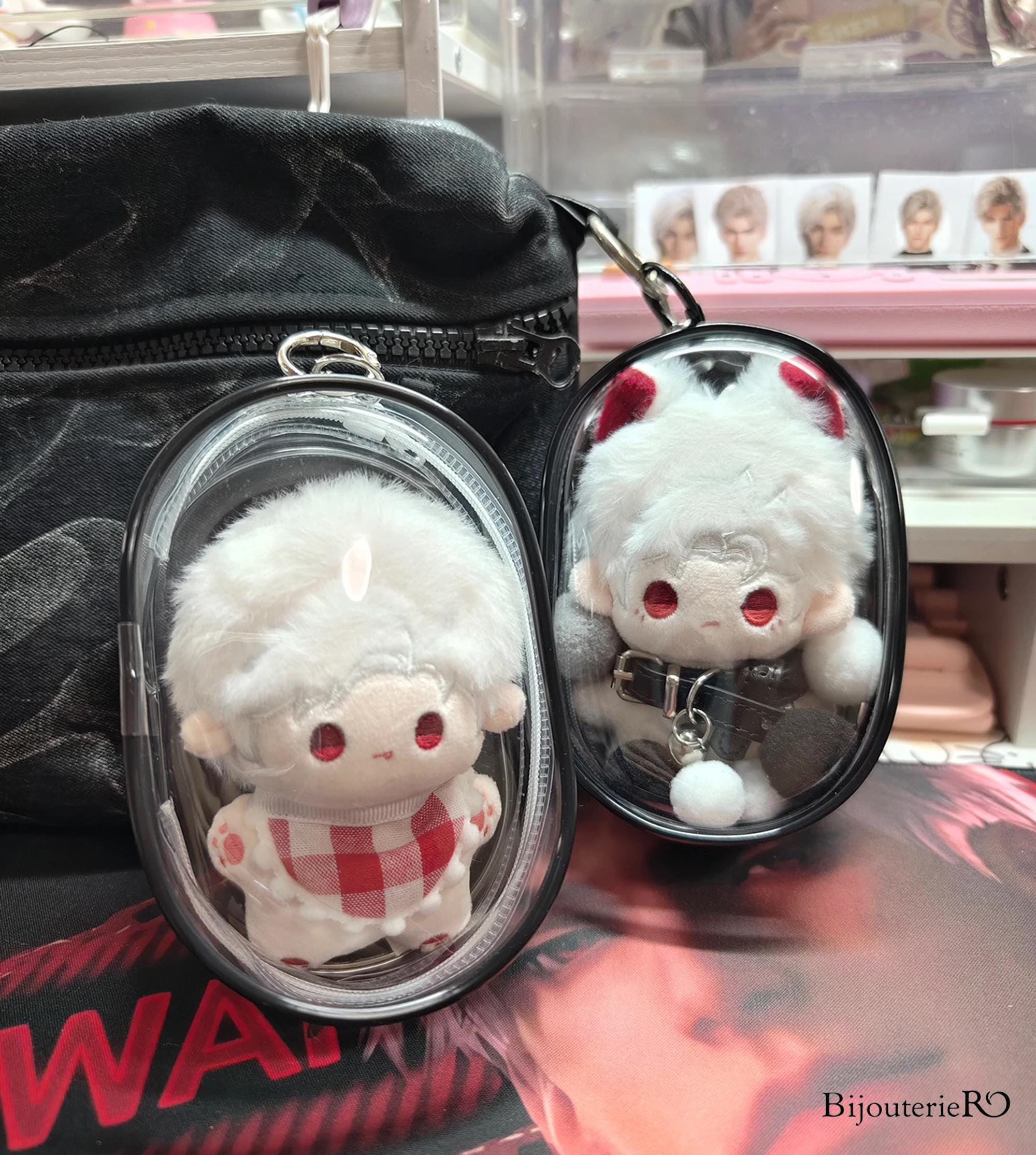 Transparent Plushie Protector Keychain,dolls Transparent Ita Bag
