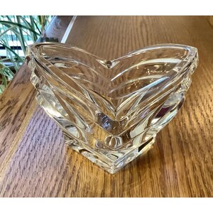 Vintage MIKASA Germany Votive Candle Holder Glass Clear Decor Candy Dish
