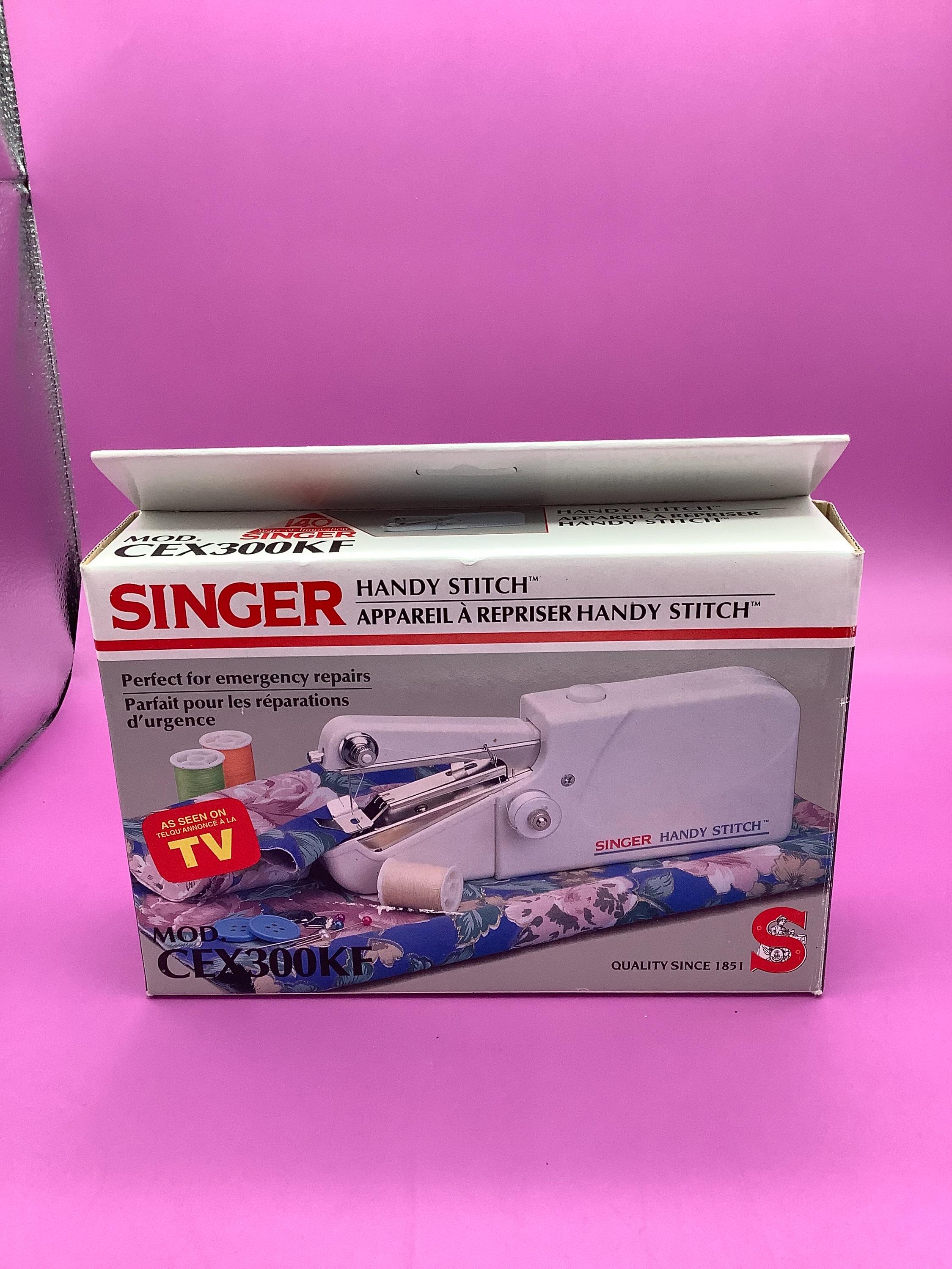 Vintage Hand Held/travel Singer Handy Stitch Model CEX300KD Used