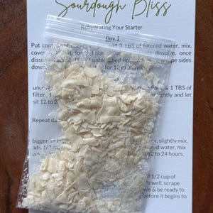 Dehydrated Sourdough Starter: Bread Making Kit with Instructions