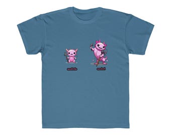 Camiseta divertida de axolotl para niños, camiseta con juego de palabras sobre axolotl, camiseta divertida de axolotl, camiseta divertida para niños, camiseta de axolotl kawaii para niños, regalo de axolotl para niños