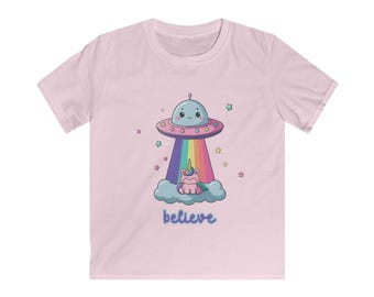 Kids Unicorn UFO Tee