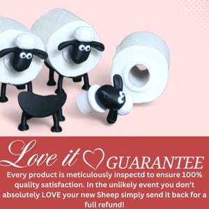 thumbnail image 2 of Sheep Toilet Roll Holder, Free Standing Bathroom Set ... - Shein 2 of 9