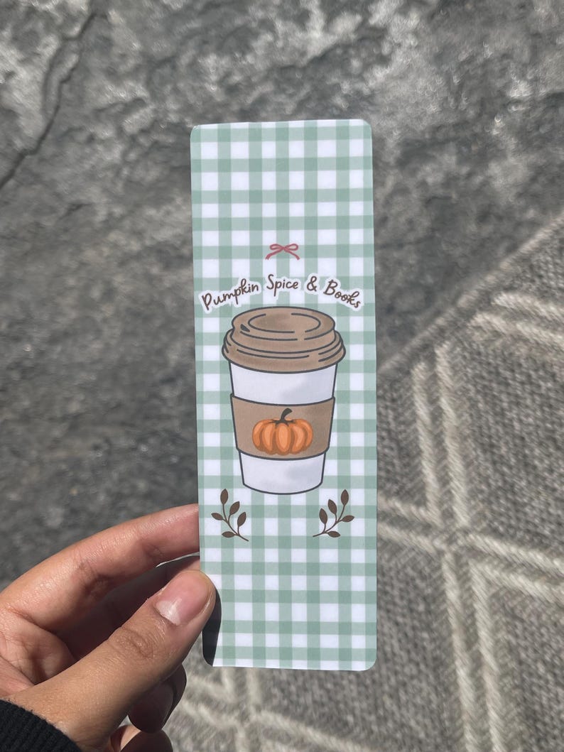 Autumn Bookmarks Set or Individual | Fall Bookmarks | Pumpkin Spice ...