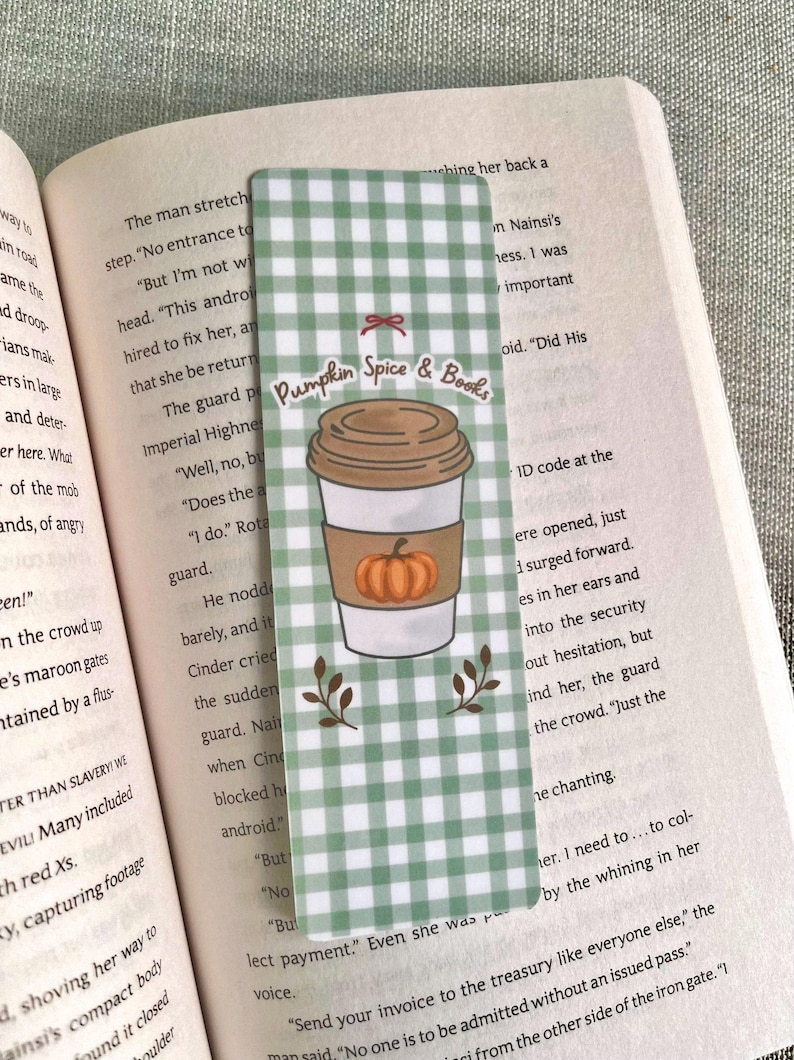 Autumn Bookmarks Set or Individual | Fall Bookmarks | Pumpkin Spice ...