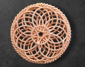 Tensor Rings 24 Lotus of Life, welding brass and welding copper