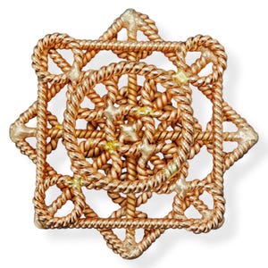 Tensor Ring 10  Metatron Cube  Pendant Sacred Cubit 144