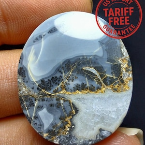 Scenic Maligano Jasper cabochon Landscape Picture Stone Jasper Cabochon beautiful for pendant for designer cabochon rare gemstone - A614