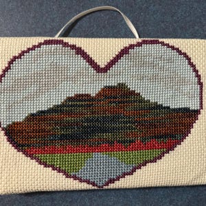 Vermont Mountain Love Kreuzstichmuster Stickvorlage