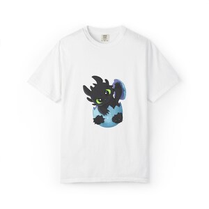 Baby Dragon T-Shirt, Cute Chibi Dragon Shirt, Kawaii Anime Style Tee, Fantasy Creature Shirt