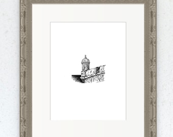 Old Fort, Sketch in Pen