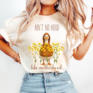 Mother&#39;s Day T-shirt Gift, Mama Goose Shirt, Silly Goose Tshirt for Mom, Motherhood Tee, New Mama Birthday Party Shirt, Homestead Mom Gifts
