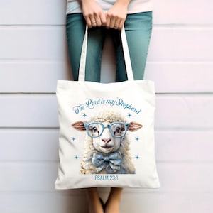 Christian Lamb Image Tote Bag Christian Lamb Image Tote Bag