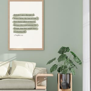 Book of Mormon Scripture Modern Wall Art