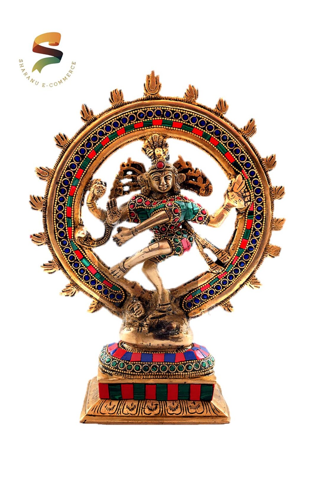 Brass Nataraja Statue | Lord Shiva Dancing | Traditional Brass ...