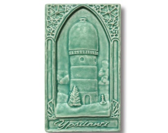 Ypsilanti, Michigan Tile Art 5x8: ceramic tile craftsman style that celebrates the beautiful cities & destinations of Michigan