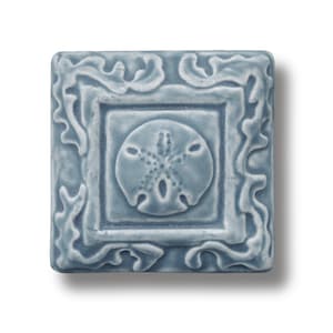 Sand Dollar Art Tile Seaside vibe coastal decor