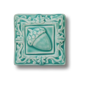 Acorn tile New acorn Art Tile wall decor cottage core wall art Craftsman style tile decorative acorn gift fall decor autumn decor