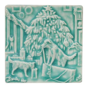 Dogs Open Presents Tile