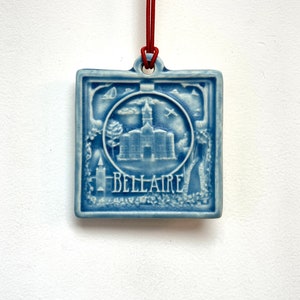 Bellaire Ornament holiday gift Christmas ornaments holiday decor tree ornament, Michigan ornament, Made in Michigan gift, Michigan Holiday