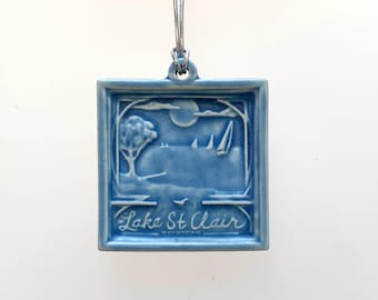 Lake St. Clair Ornament Craftsman style