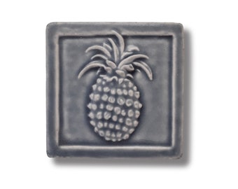 Pineapple Art Tile 4x4"