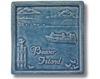 Beaver Island Art Tile