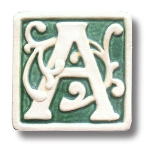 Mosaïque de lettres en mosaïque, lettres de l'alphabet, monogramme
