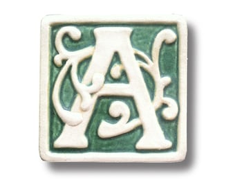Letter Tile Mosaic Letter Alphabet Tile Monogram