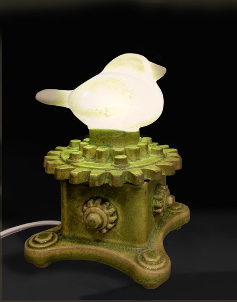 Bird Lamp Etsy