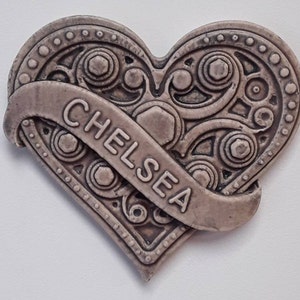 Chelsea Heart Tile Sepia