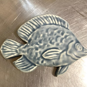 Butterfly Fish Shaped Art Tile beach vibe cottage core nautical theme craftsman style