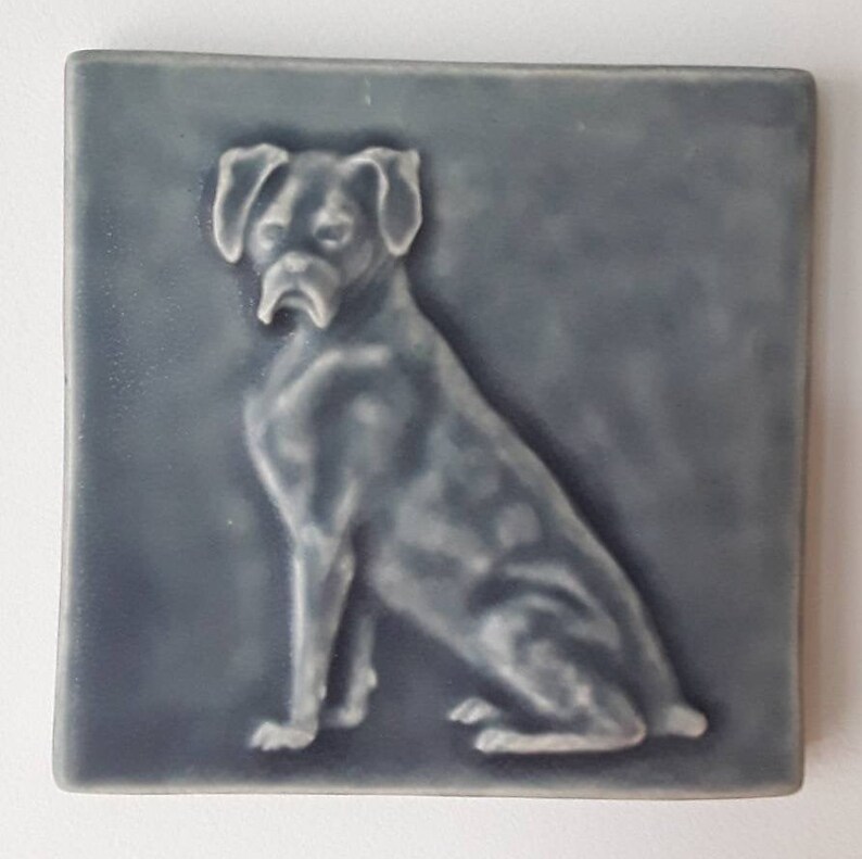 Boxer Art Tile 4x4 image 2