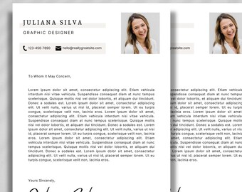 Minimalistyczny pakiet CV | Nowoczesne beżowe CV + list motywacyjny | Szablon Word przyjazny dla ATS