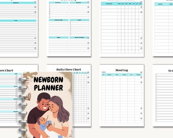 Planer dla noworodków, śledzenie kamieni milowych dziecka, księga pamiątkowa dla dziecka, prezent dla nowego rodzica, prezent na baby shower, dziennik dla dziecka, organizer dla dziecka, księga pamiątkowa dla dziecka