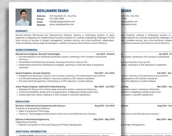 Szablon CV w kolorze niebieskim i białym, profesjonalny projekt CV, nowoczesna aplikacja o pracę, czysty układ CV, minimalistyczne CV, natychmiastowe pobranie