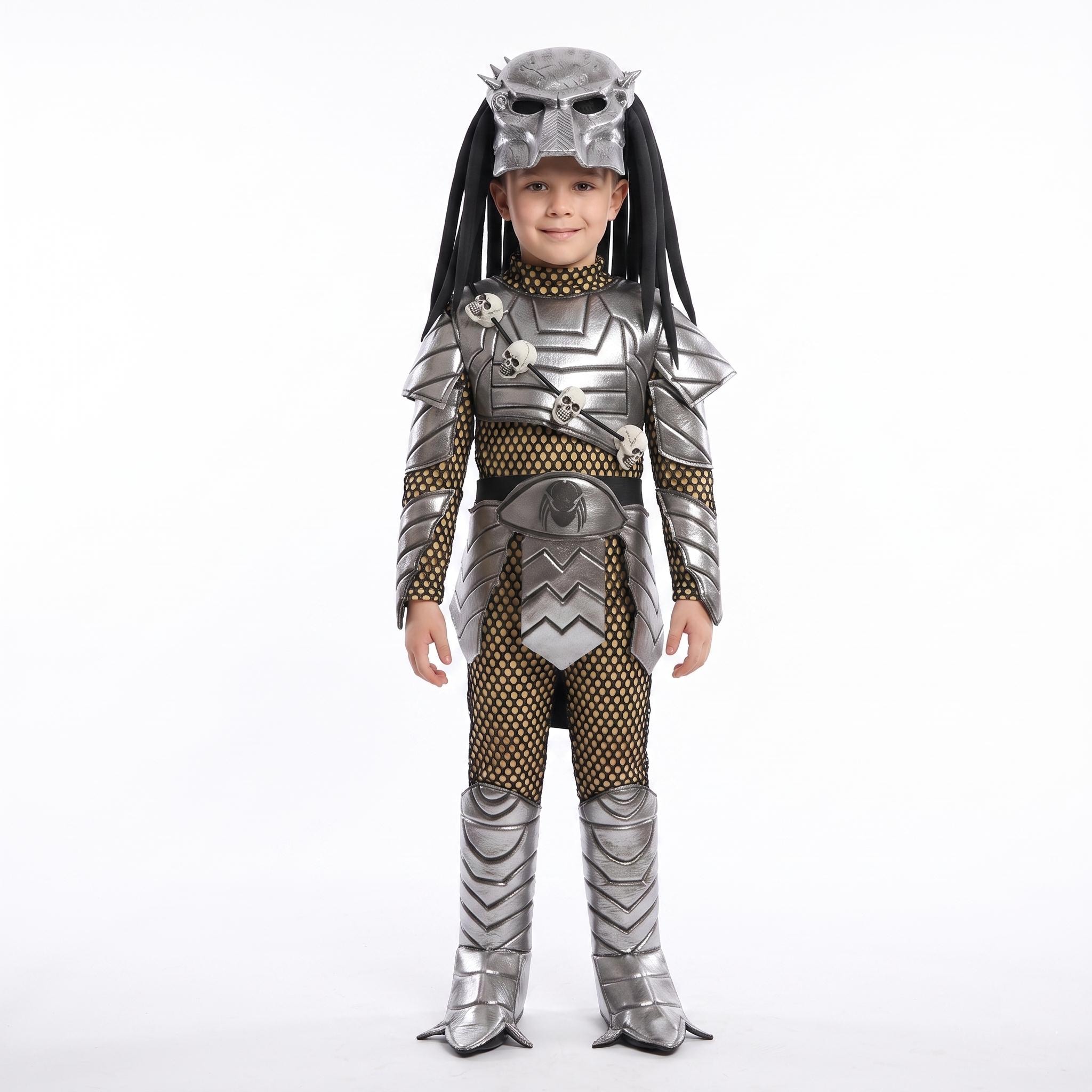 子供用プレデターエイリアンハンターコスチューム – SF戦士ハロウィン 