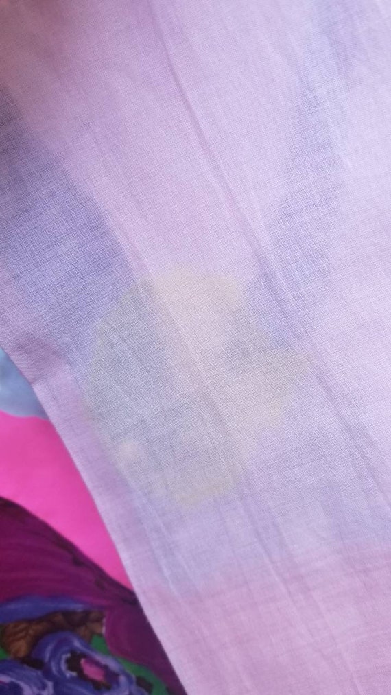 Psychedelic designer alice patchwork polynesian 6… - image 9