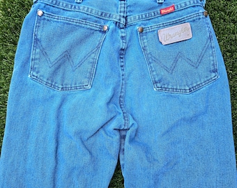 Türkis Wrangler Denim Jeans Taille 27 "Western New Wave Boho 80er Jahre 1980er Jahre."