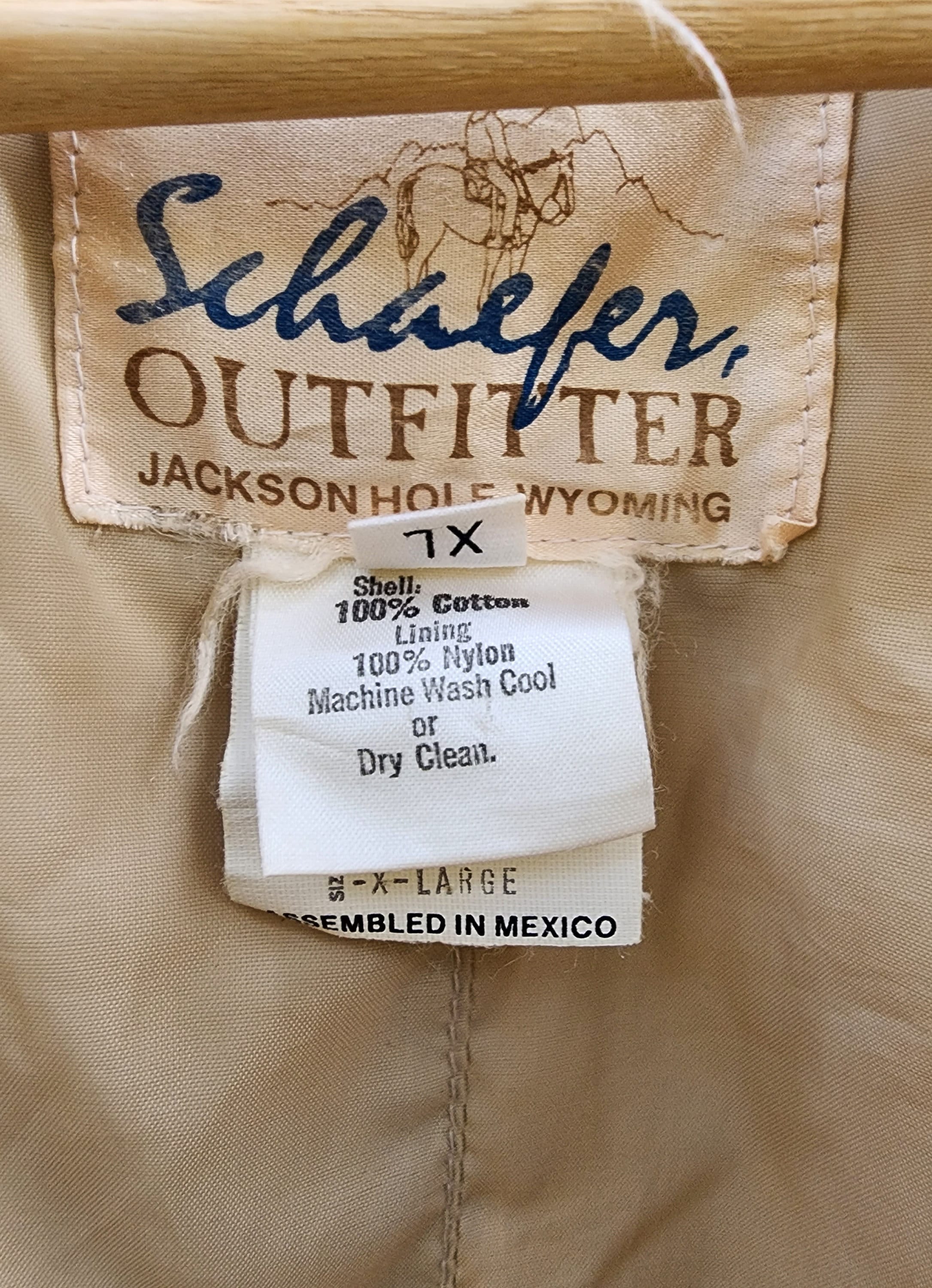 80年代 90年代 シェーファー アウトフィッター コットン リネン