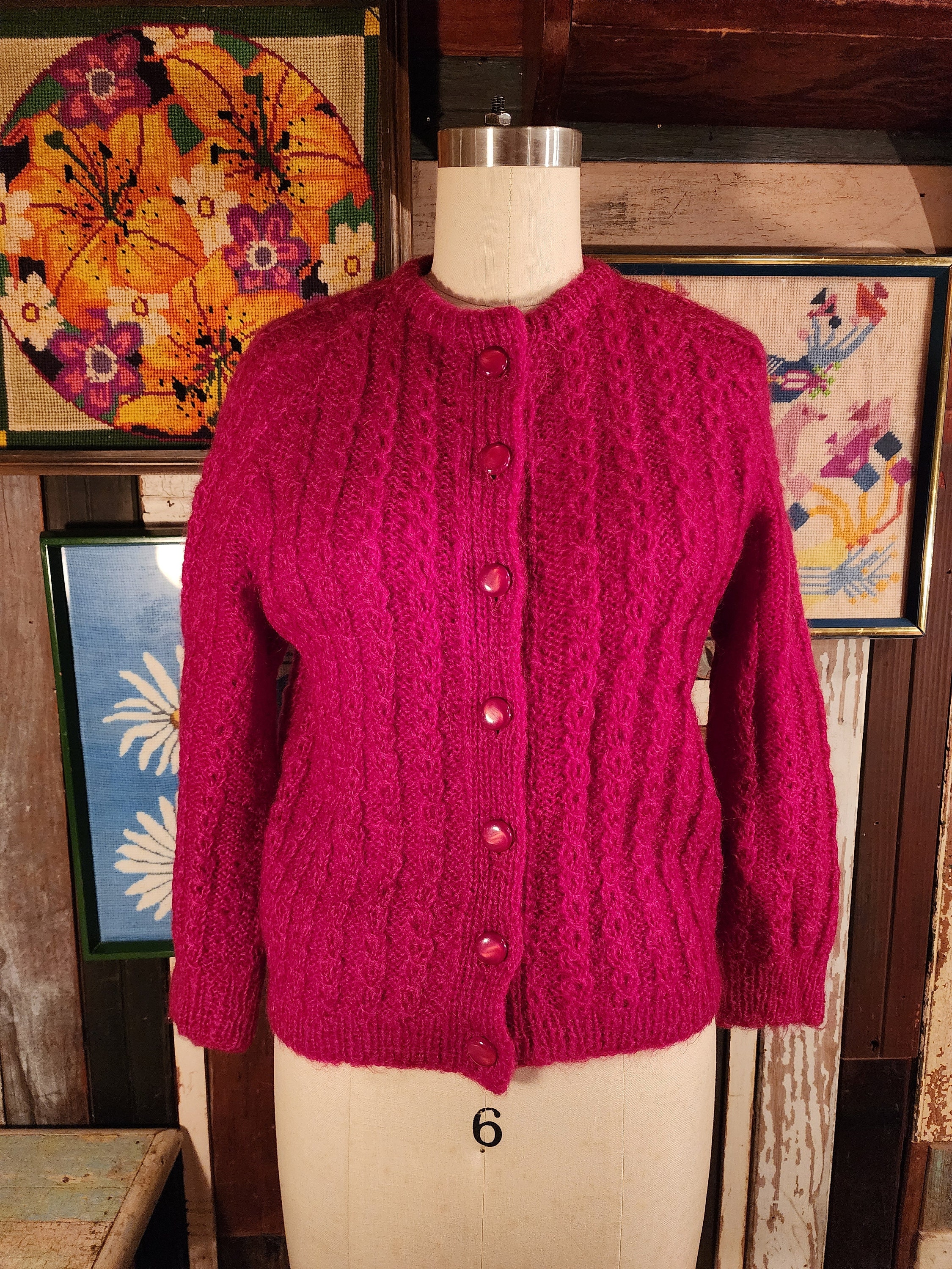 トップス Vintage 50s 60s mohair knit cardigan DSC_2670_1200x1200.jpg?v=