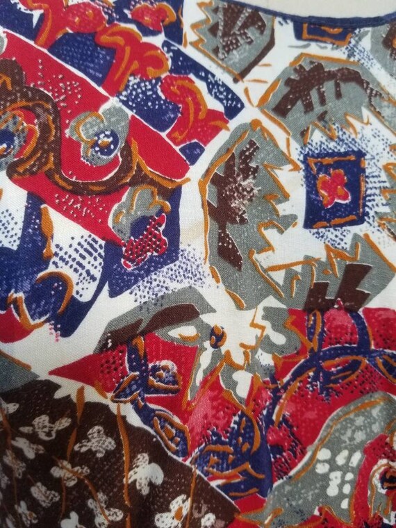 70s 1970 left an dress loungewear cozy boho hippi… - image 5