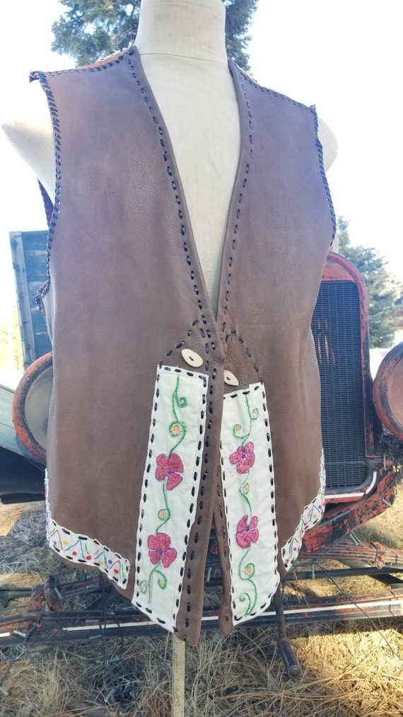 Chaleco hippie casero hotsell