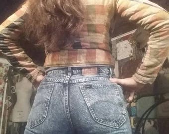 awesome Lee 80s 1980s acid wash jeans new wave punk rocker metal mom denim acid washed wash high waisted