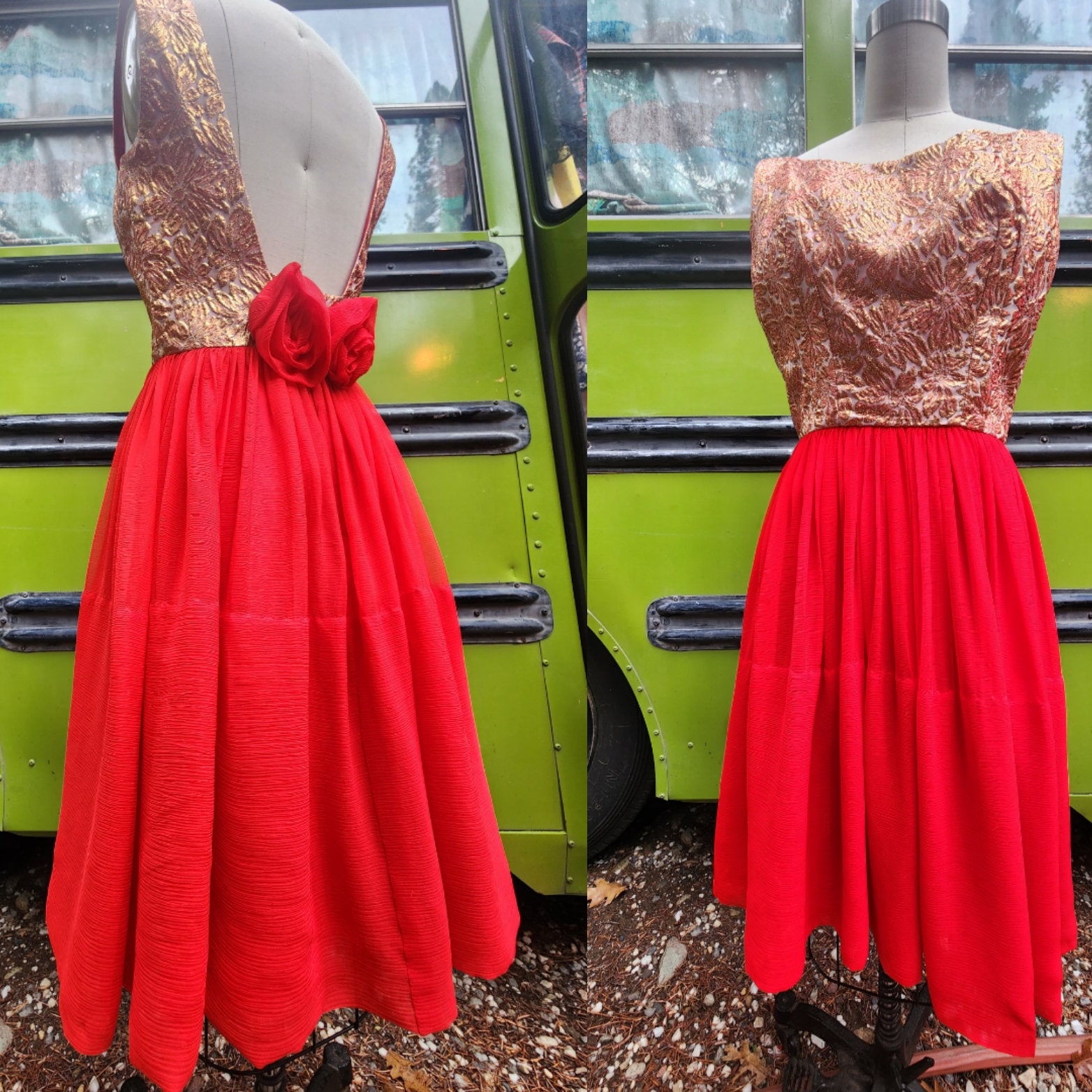 red flowy dress cheap GEMINI DROP WAIST MESH MAXI | CULT MIA SI9257A
