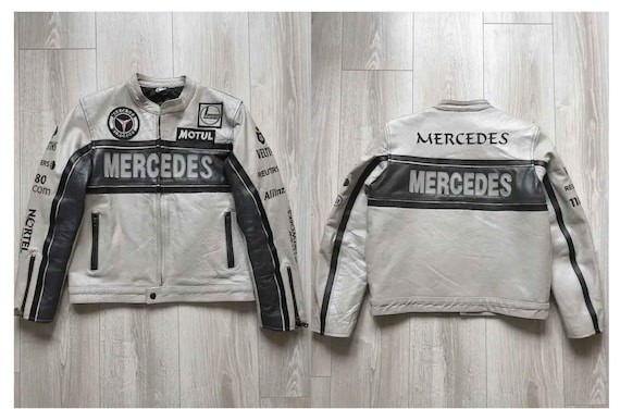 f1 jacket formula 1 leather racing jacket vintage motorcycle sports race jacket gift for men real cowhide genuine leather