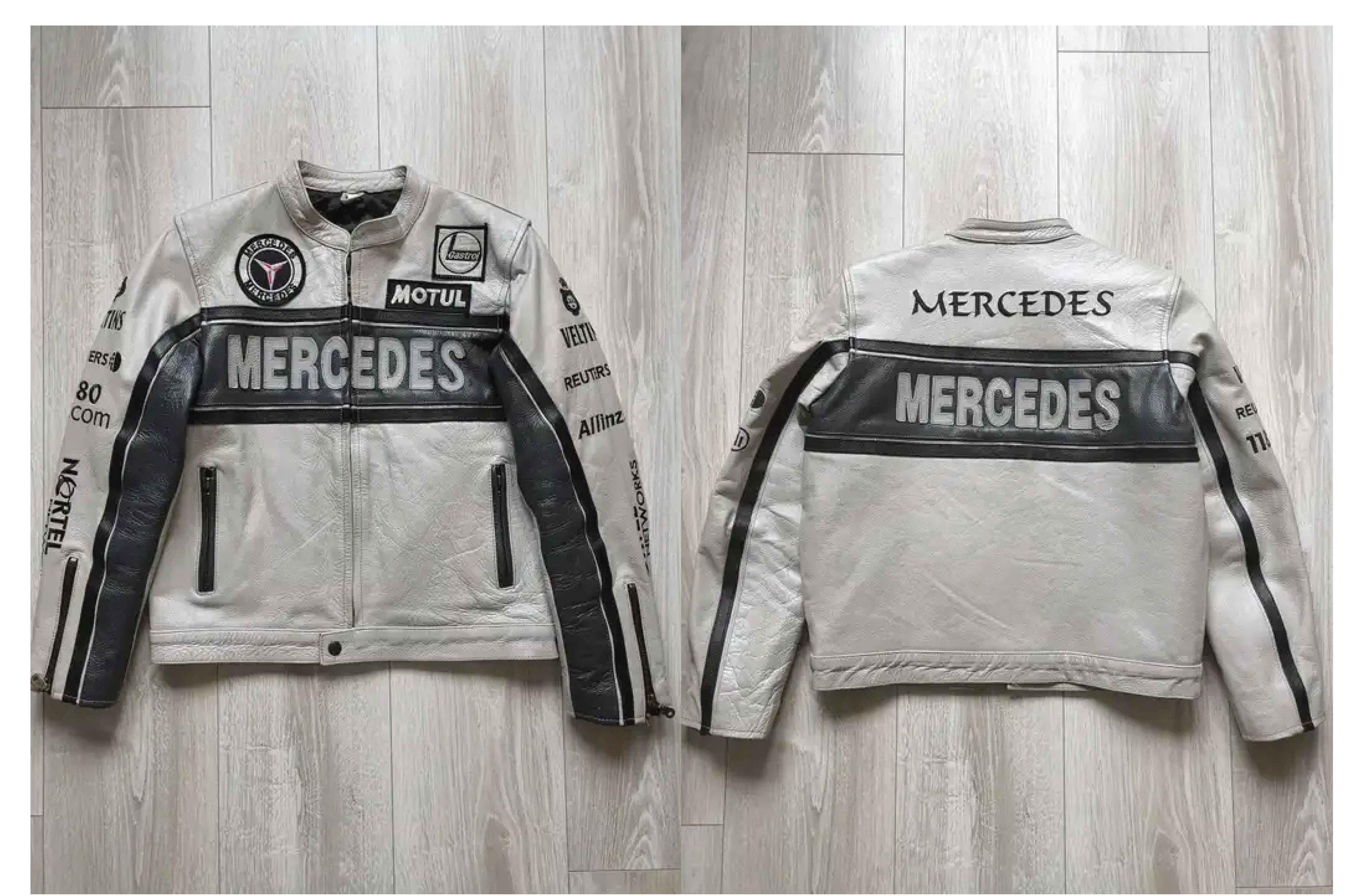 Cowhide Leather Racing Jacket: Formula Motorcycle Jacket