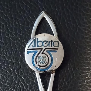 75th Anniversary Alberta Souvenir Spoon