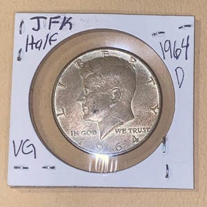 1964 D Kennedy Half Dollar in VG Condition (Very Good)