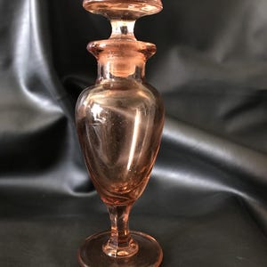 A Wonderful Art Deco Amber Scent Bottle